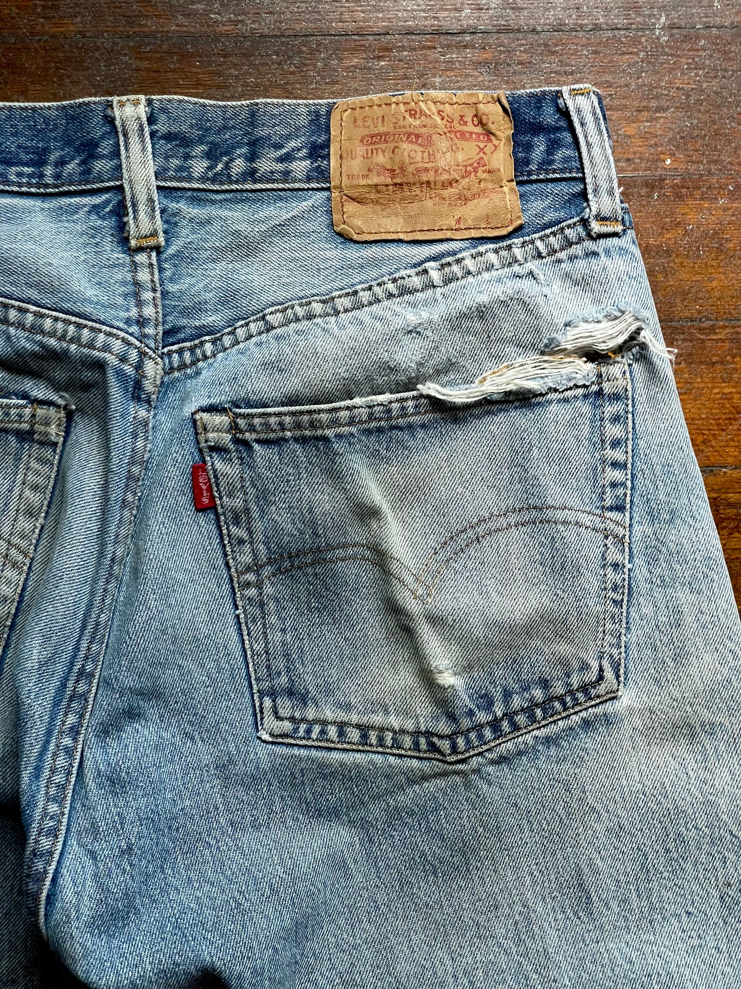 1970’s-80’s Levi’s 501 Redline Denim | 32x32