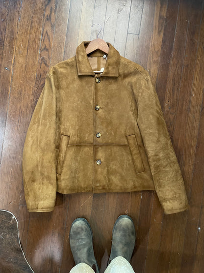 Vintage Suede Panel Jacket