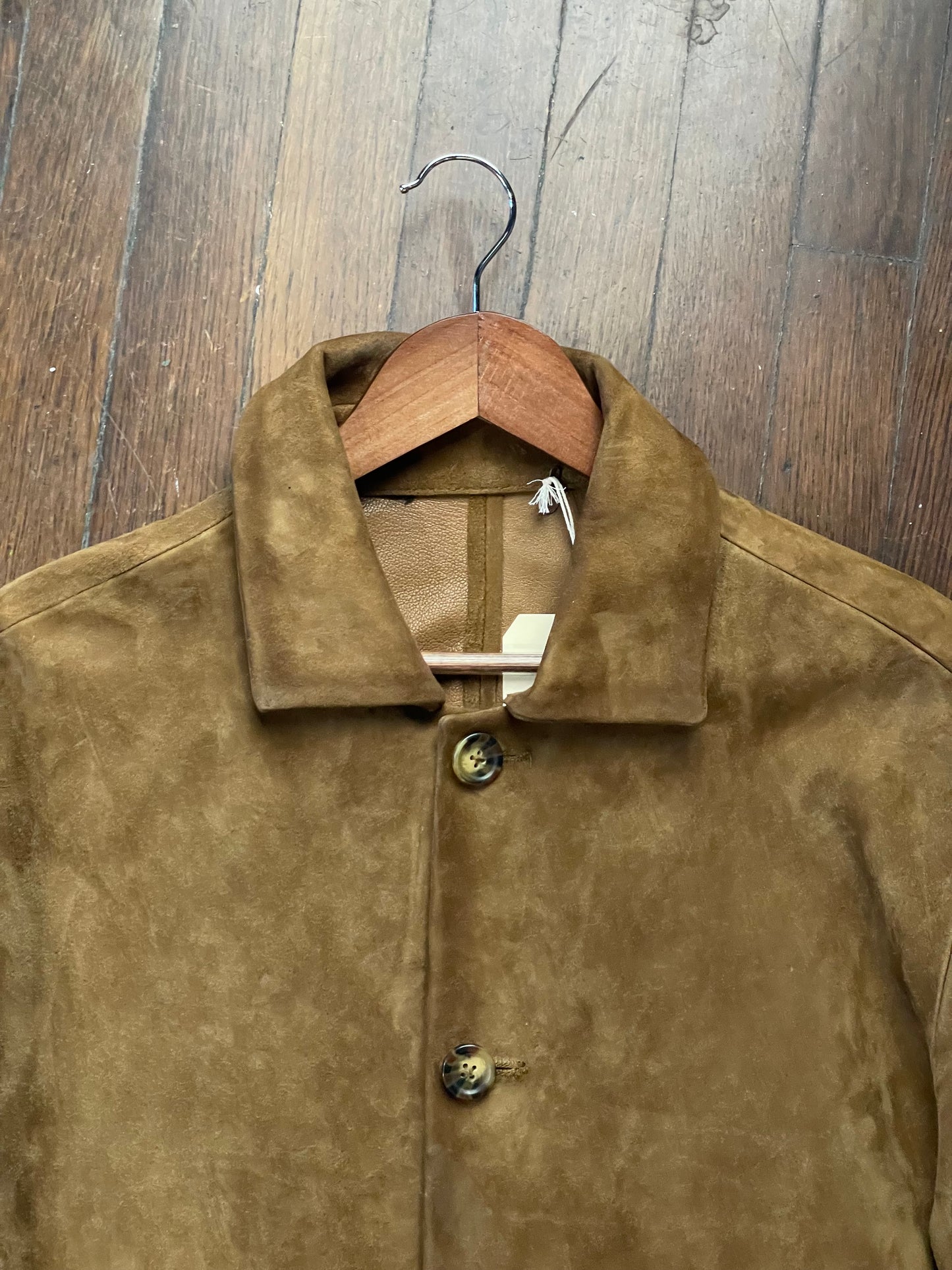 Vintage Suede Panel Jacket