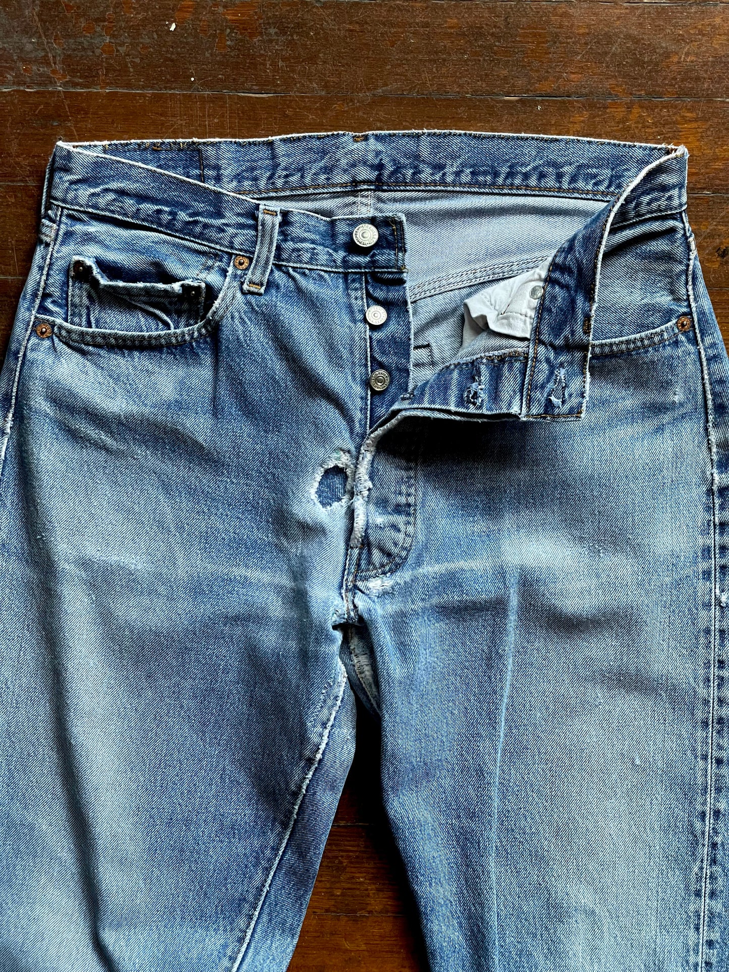 1970’s-80’s Levi’s 501 Redline Denim | 33x34