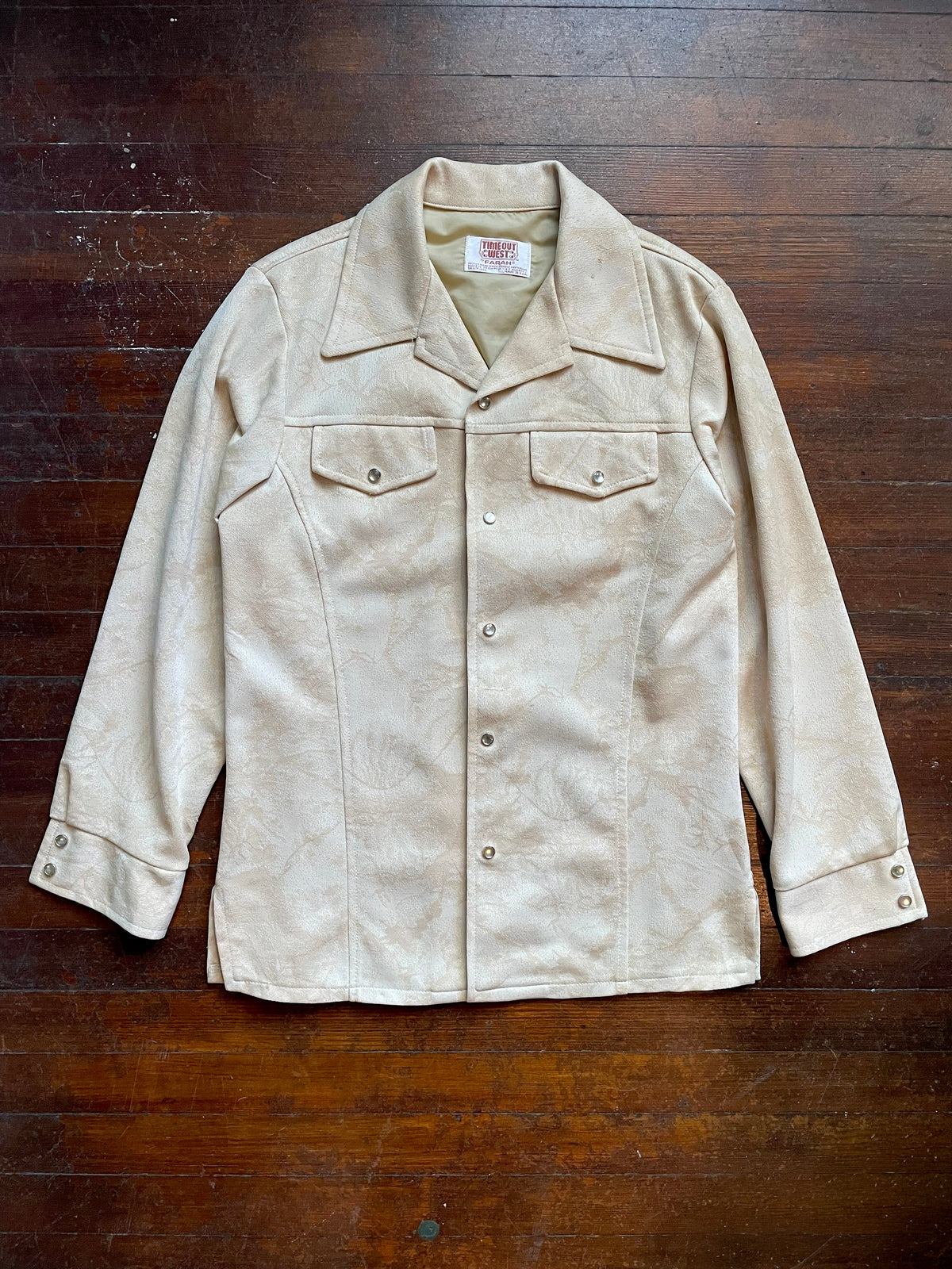 1970’s Time Out West by Farah Pearl Snap | Large