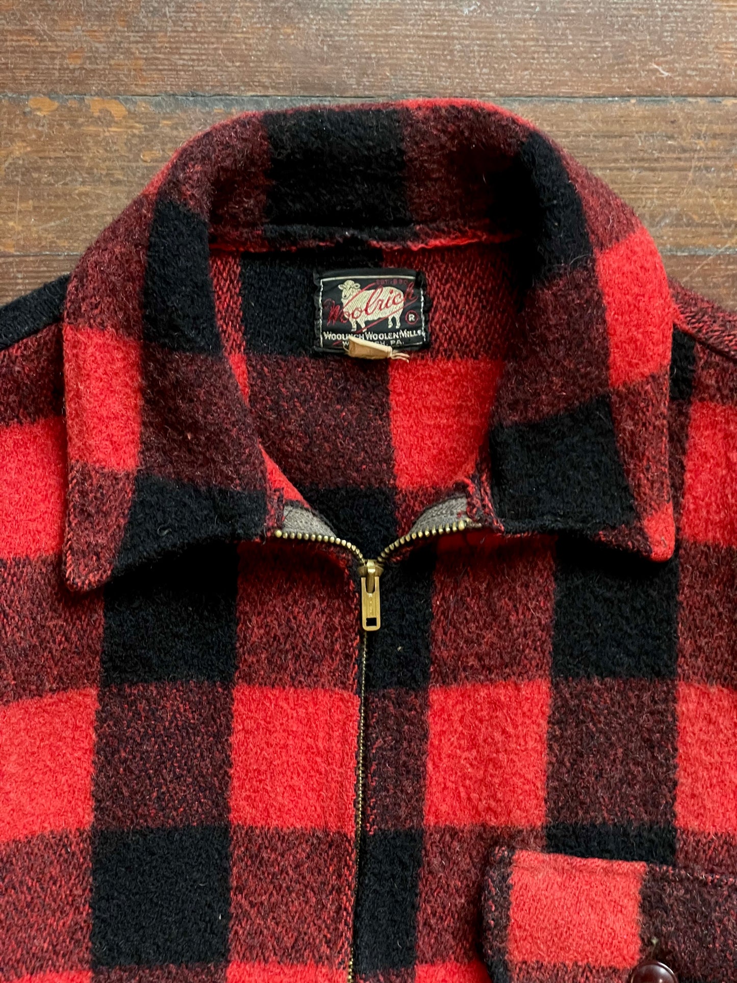 1950’s Woolrich Buffalo Plaid Jacket | Medium