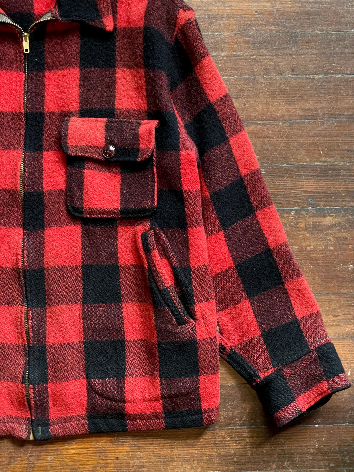 1950’s Woolrich Buffalo Plaid Jacket | Medium