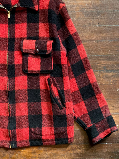 1950’s Woolrich Buffalo Plaid Jacket | Medium