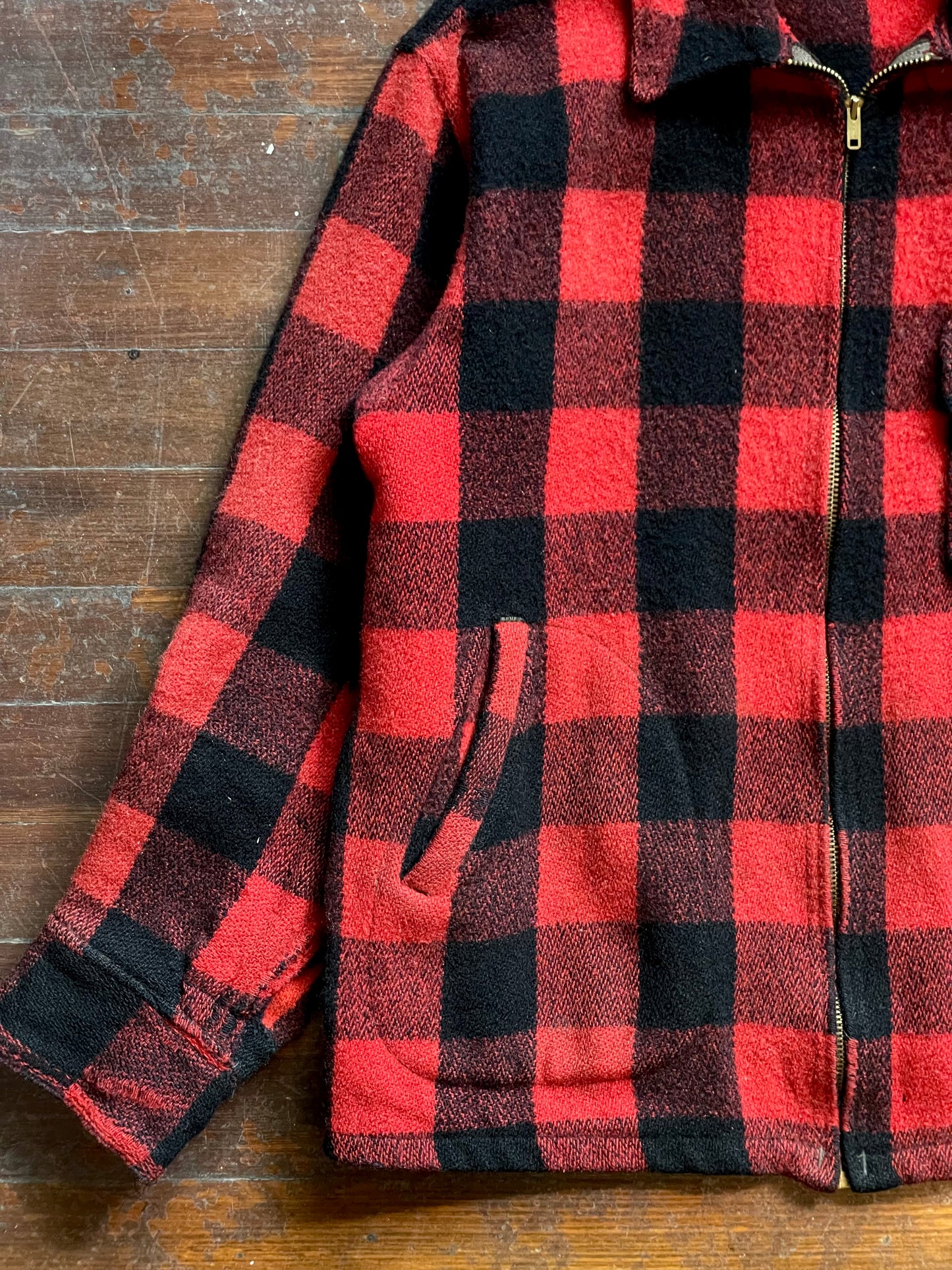 1950’s Woolrich Buffalo Plaid Jacket | Medium