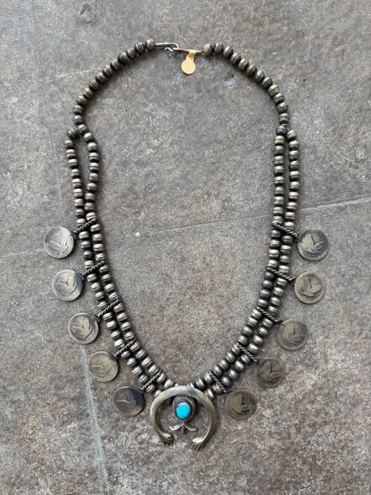 Early 1900’s Squash Blossom Necklace
